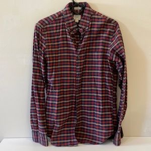 J. CREW Men’s Plaid Flannel Button Down